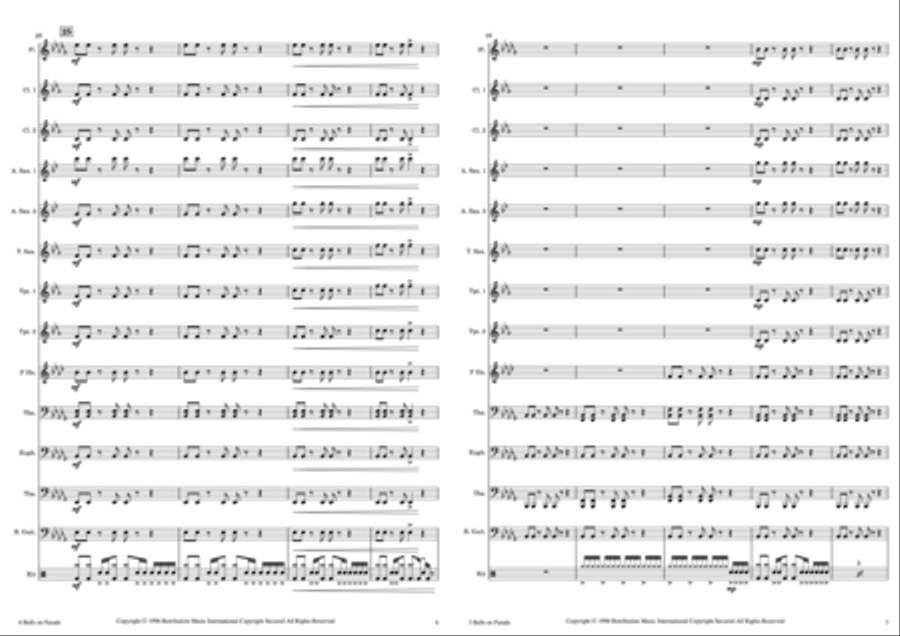 Bulls On Parade Concert Band scores gallery preview page 3