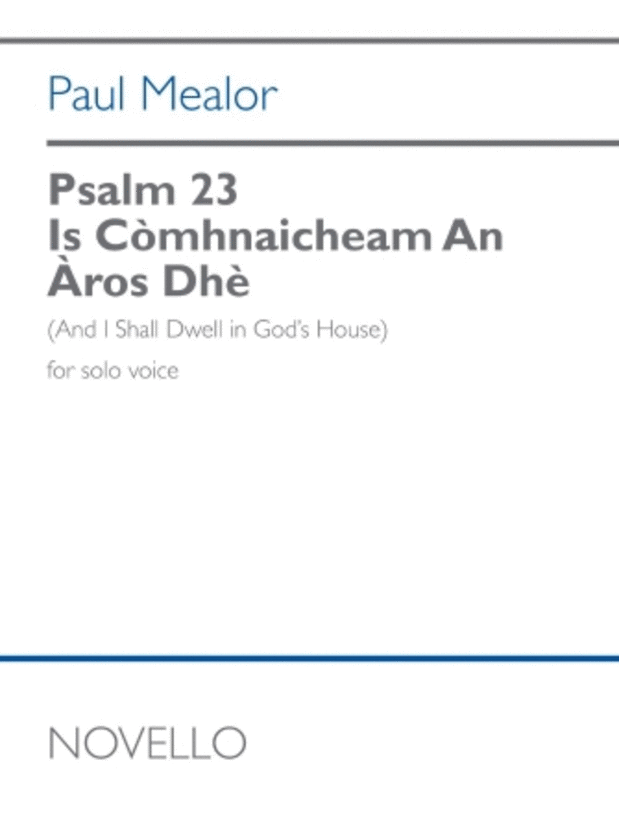 Psalm 23: Is Comhnaicheam an Aros Dhe Voice Solo scores gallery preview page 1