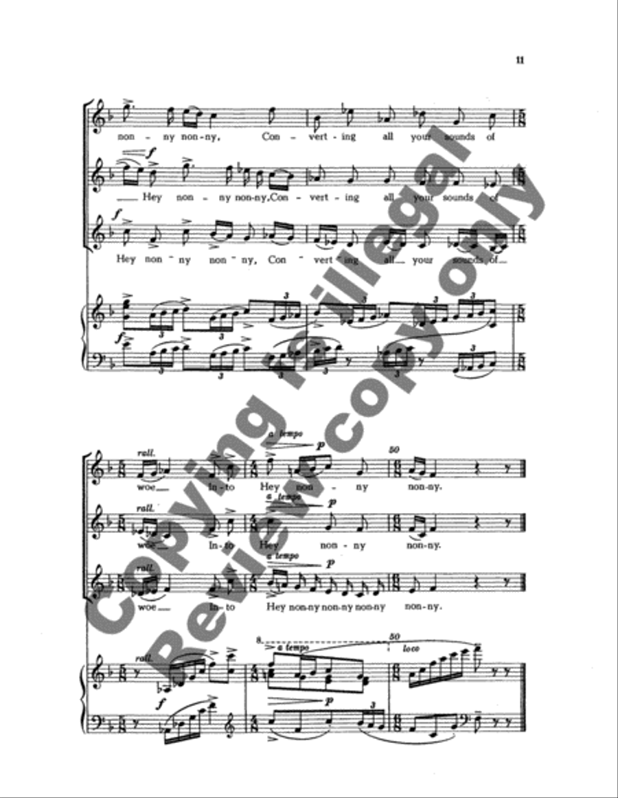 Sigh No More, Ladies Sigh No More, Ladies SSA scores gallery preview page 7