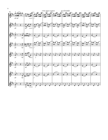 Russian Dance ("Trepak") (from "The Nutcracker Suite") (F) (Saxophone Octet - 3 Alto, 4 Tenor, 1 Bar