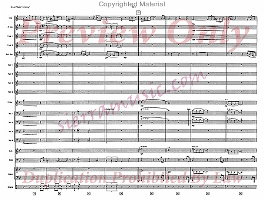 Ballad For Benny Ballad For Benny Big Band scores gallery preview page 3