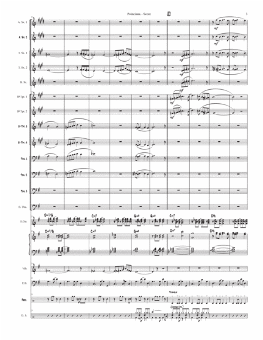 Poinciana (song Of The Tree) Jazz Ensemble scores gallery preview page 3