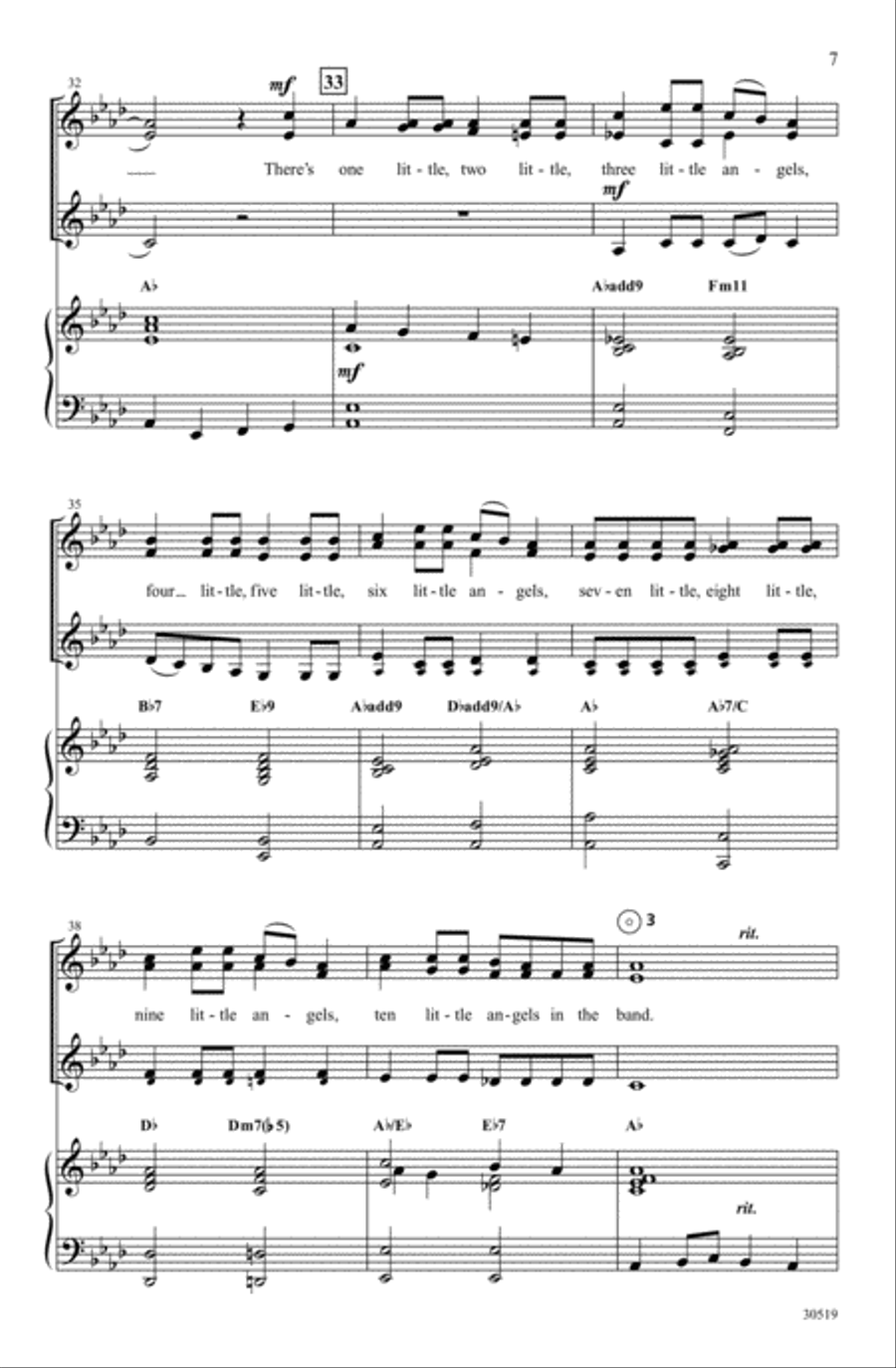 Band of Angels Band of Angels SSA scores gallery preview page 5