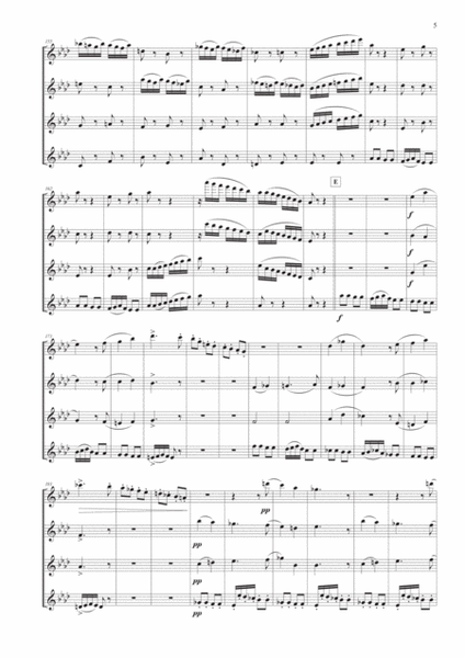 "Finale" from Serenade Op. 48 for Flute Quartet image number null