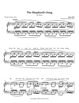 Book cover for The Shepherd's Song (Elgar)