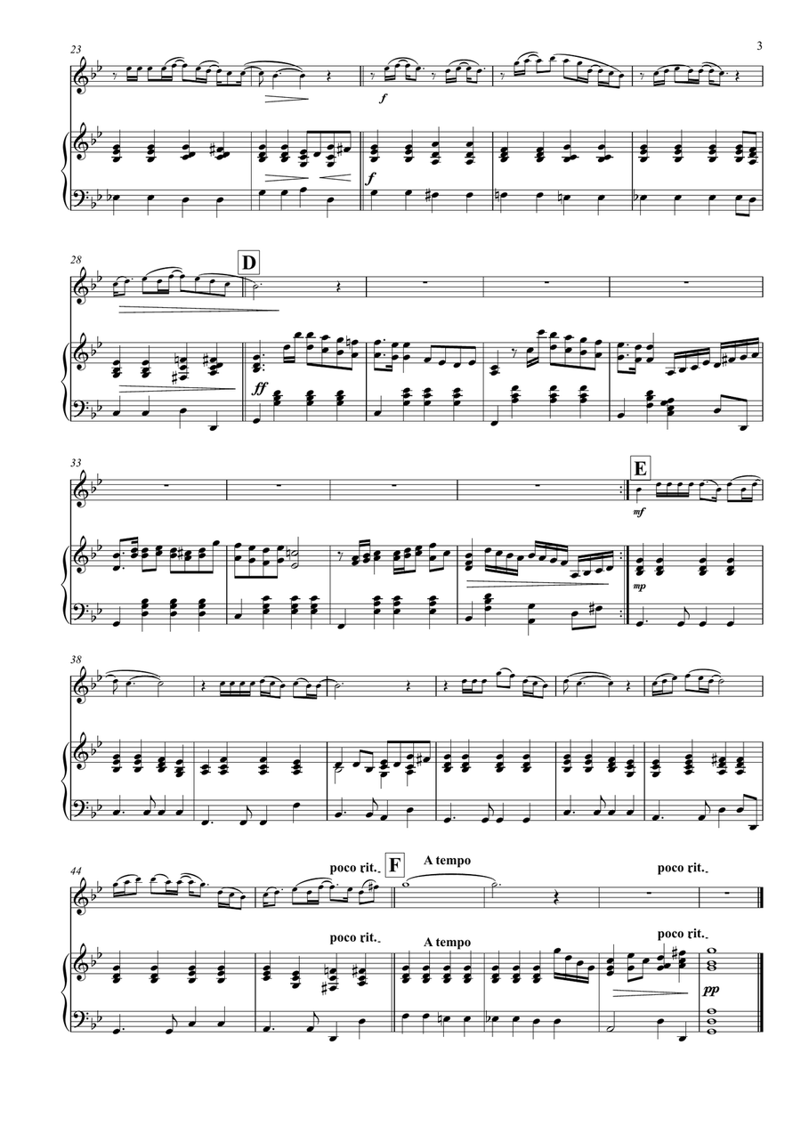 Sorry Seems To Be The Hardest Word Piano scores gallery preview page 3