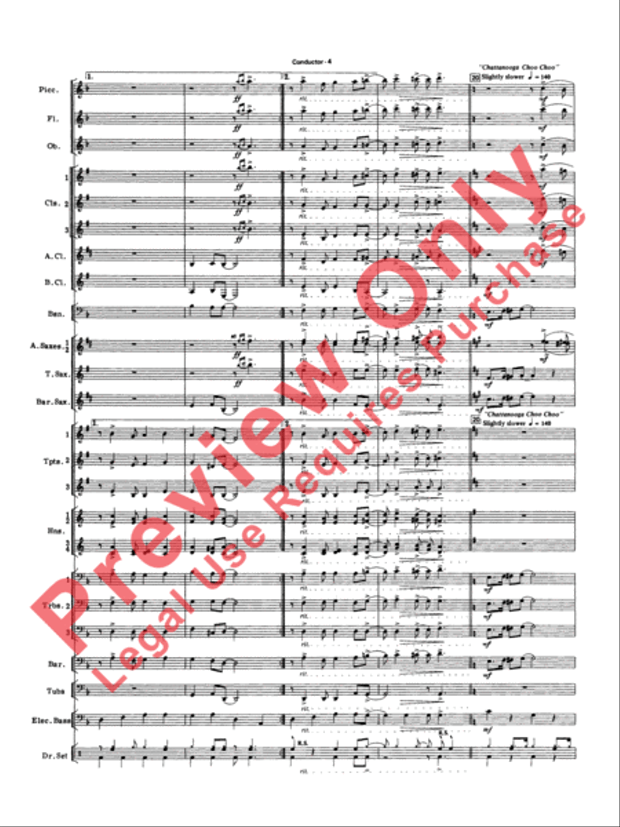 Big Band Spectacular Big Band Spectacular Concert Band scores gallery preview page 7