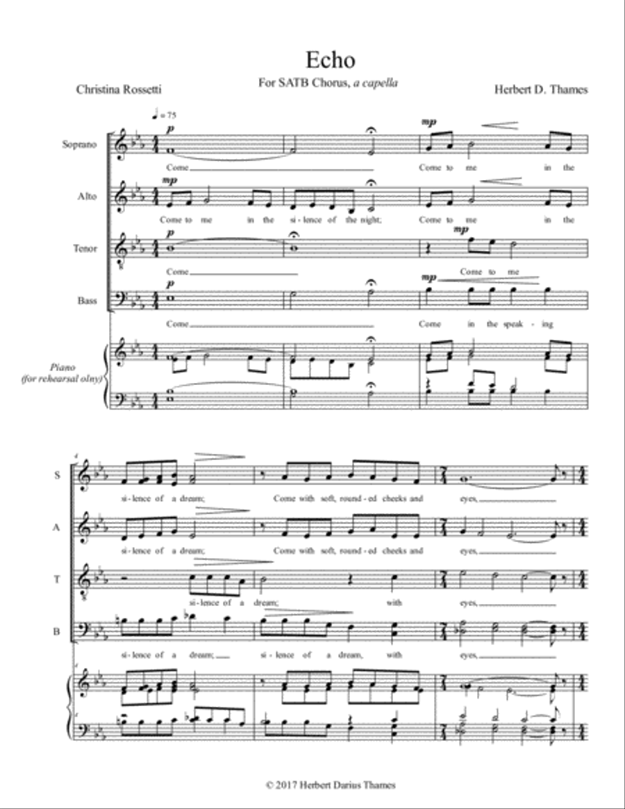 Echo 4-Part scores gallery preview page 3