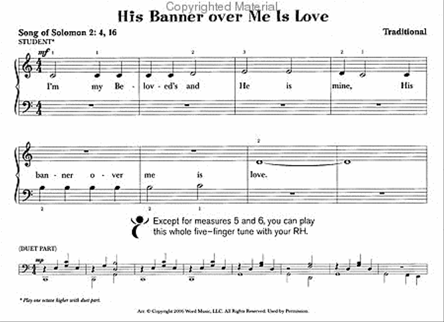 Music in Me - Hymns & Holidays Level 1 Piano Method scores gallery preview page 5