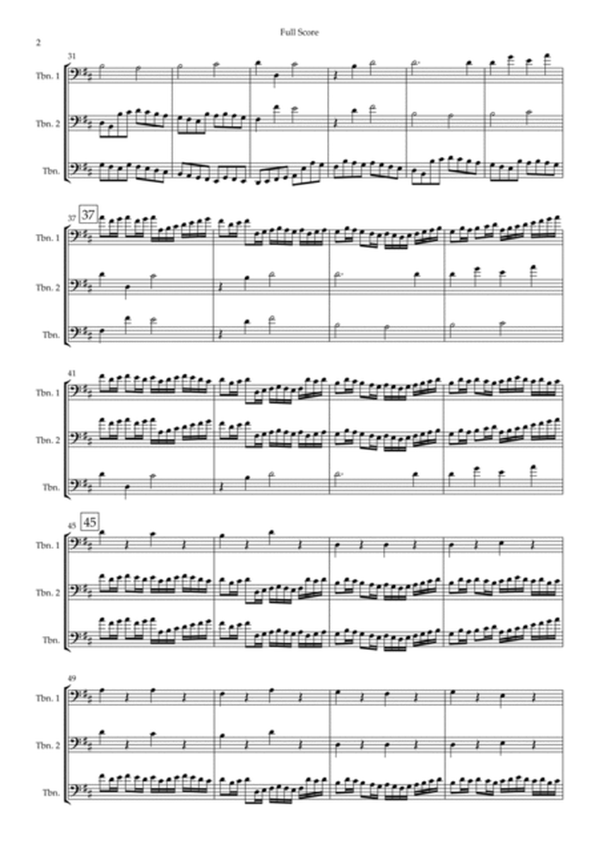 Canon in D Major (Johann Pachelbel) for Trombone Trio image number null