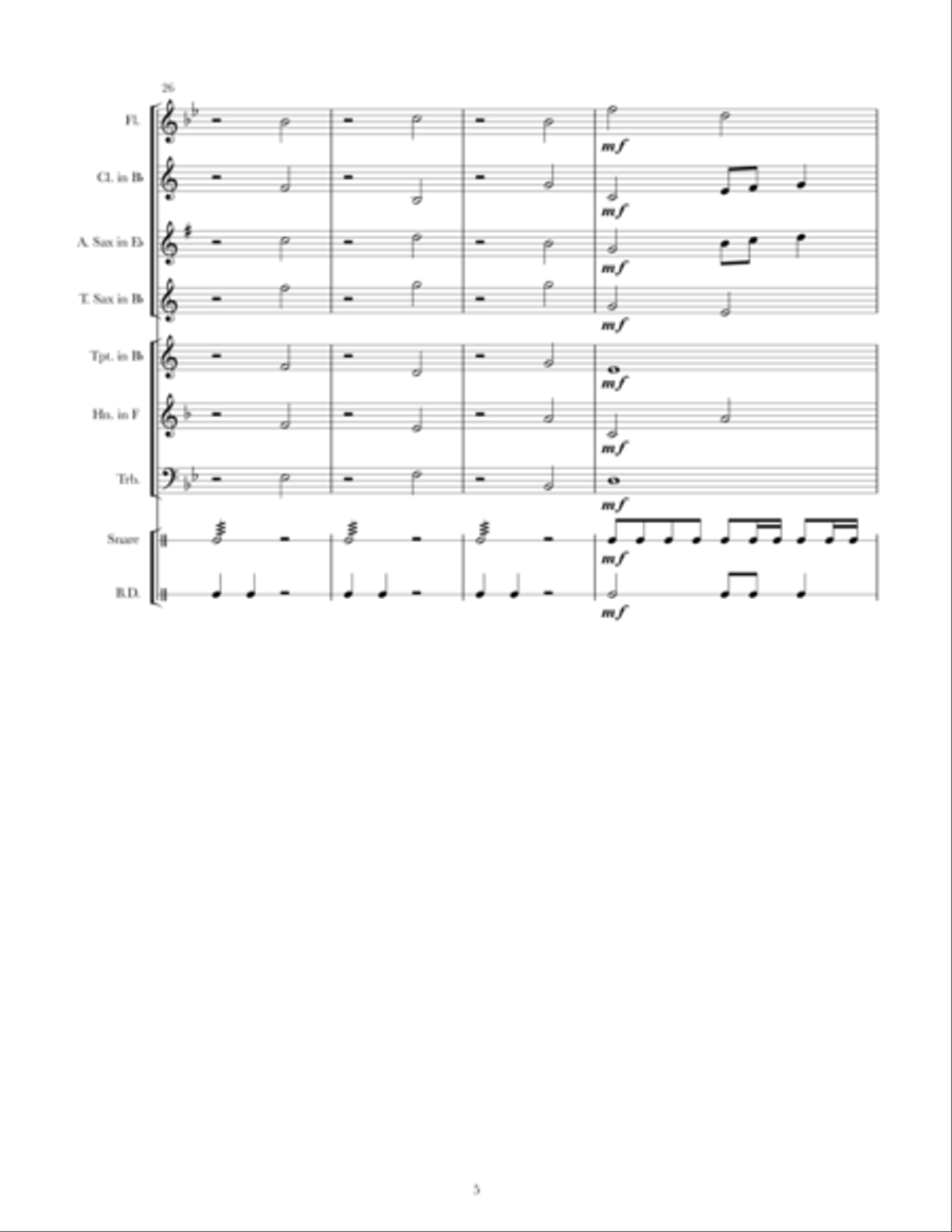 On Parade Concert Band scores gallery preview page 5