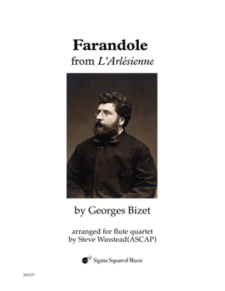 Farandole from L'Arlesienne for Flute Quartet or Choir
