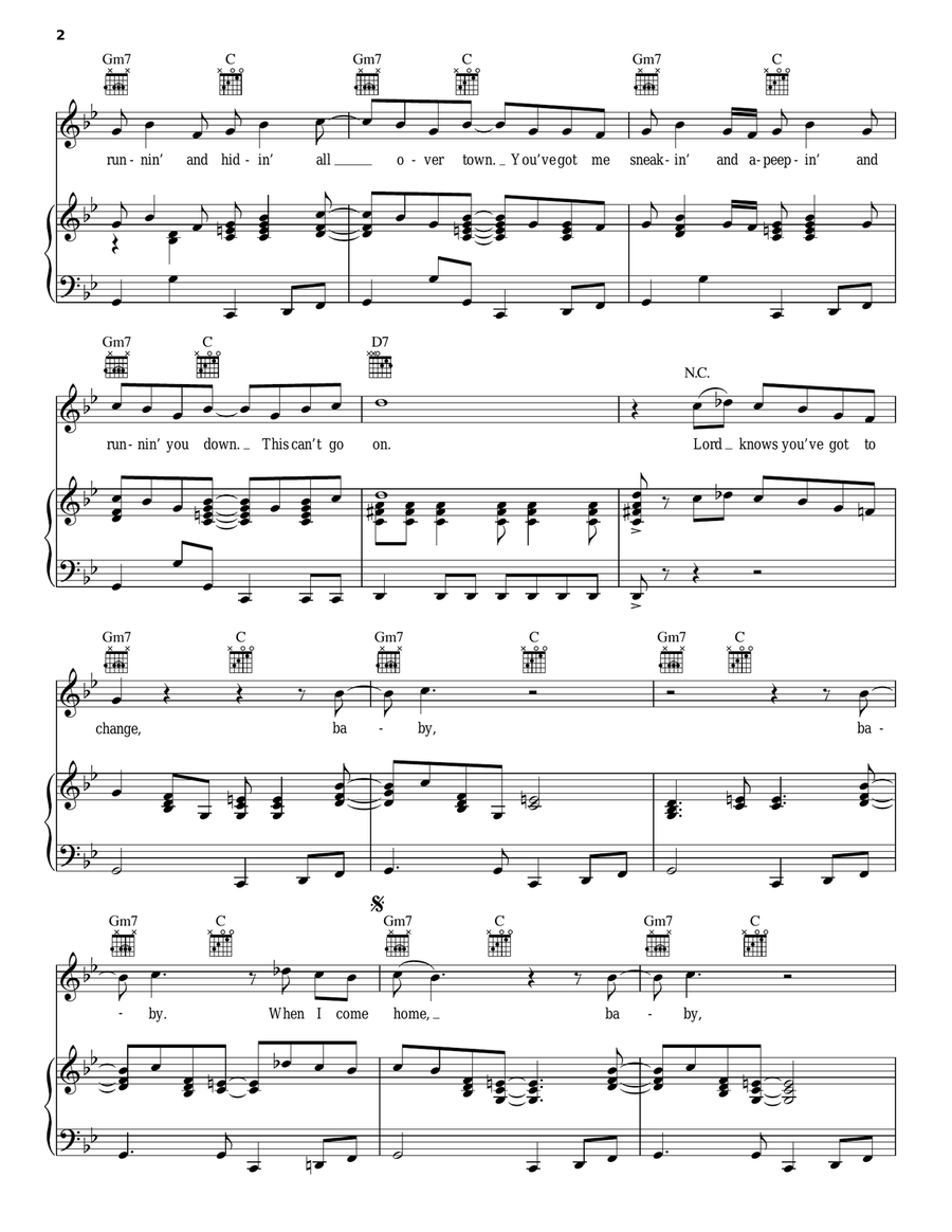 Evil Ways Evil Ways Piano, Vocal, Guitar scores gallery preview page 2