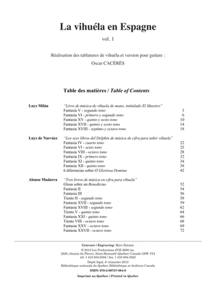 Book cover for La vihuéla en Espagne, vol. 1