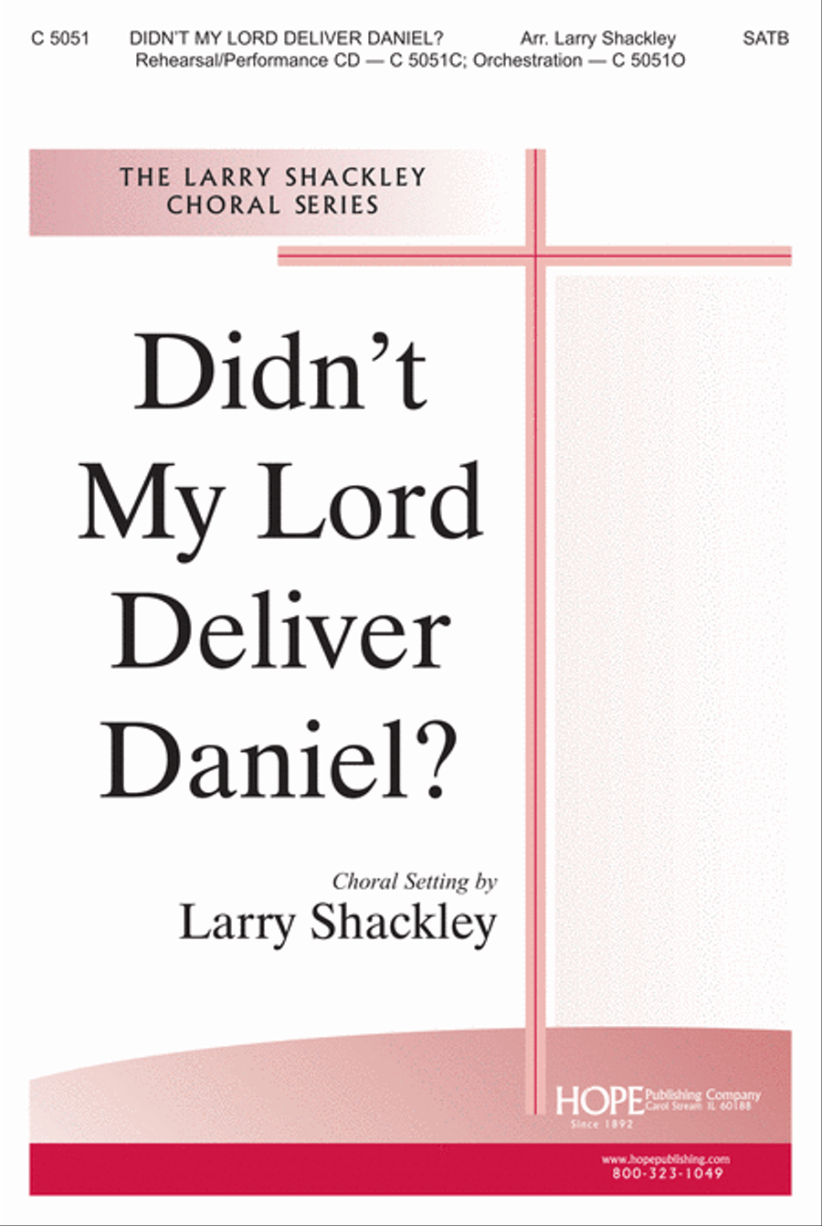 Didn't My Lord Deliver Daniel? 4-Part scores gallery preview page 1