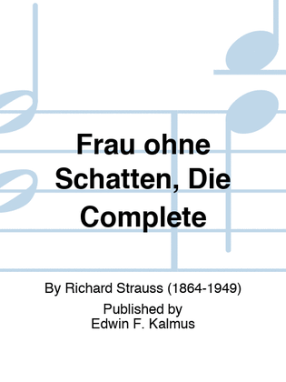Book cover for Frau ohne Schatten, Die Complete