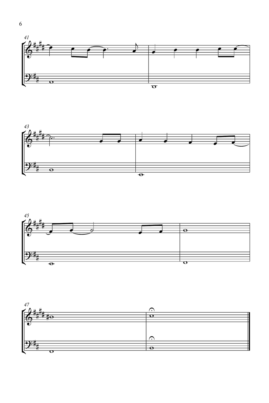 Mary, Did You Know? Woodwind Duet scores gallery preview page 6