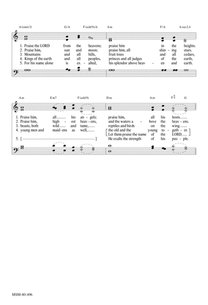 Psalm 148 (Downloadable)