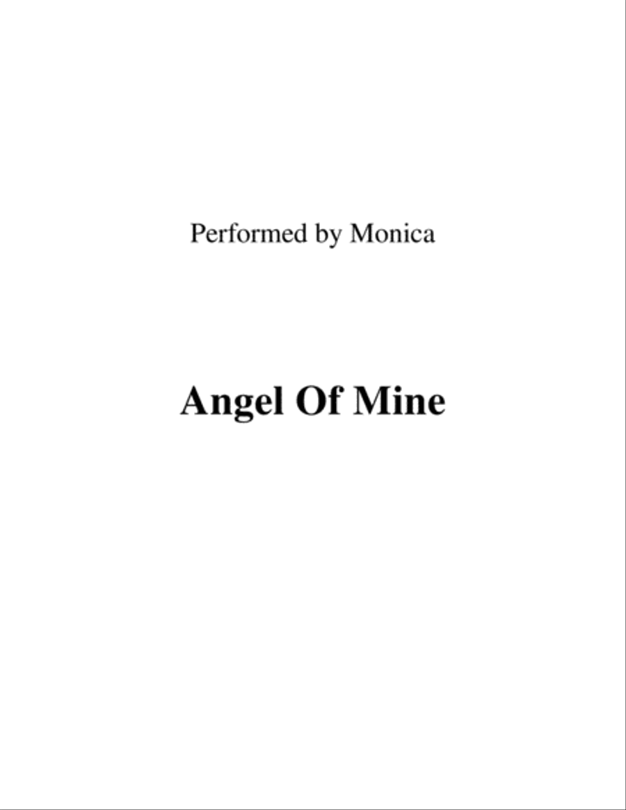 Angel Of Mine Small Ensemble scores gallery preview page 1