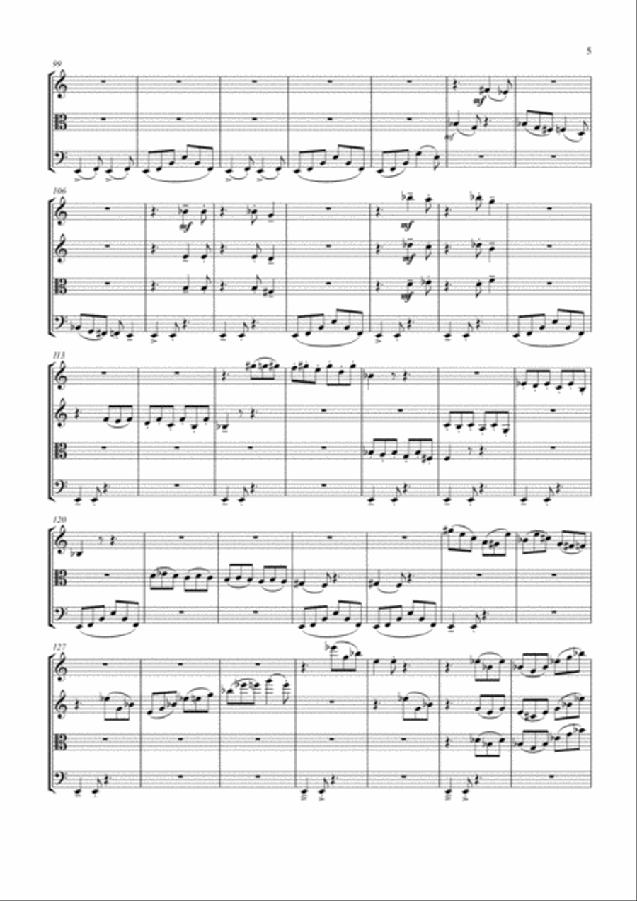 String Quartet No. 2 String Quartet scores gallery preview page 5