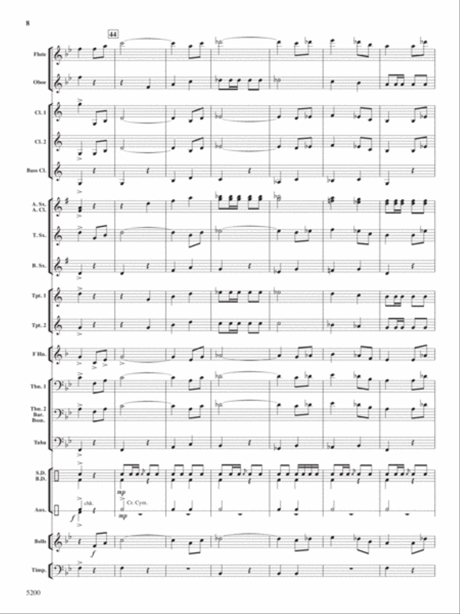 Los Banditos Concert Band scores gallery preview page 8