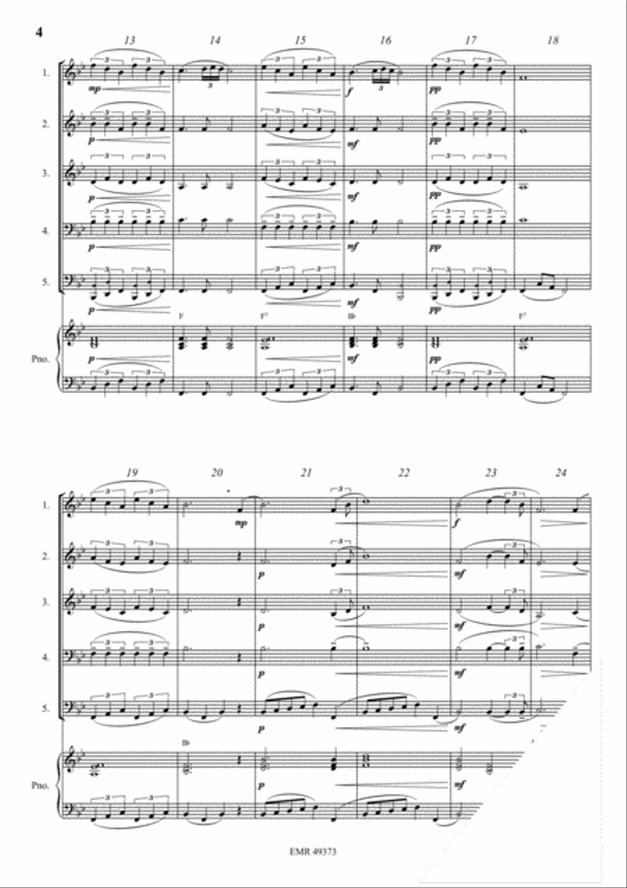 Il Silenzio Woodwind Quintet scores gallery preview page 4
