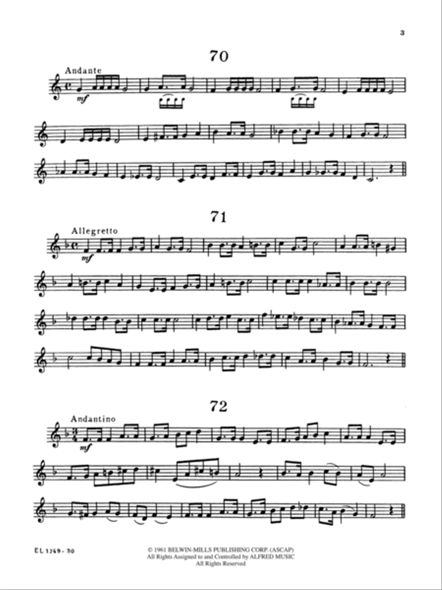 Practical Studies for French Horn, Book 2 Horn scores gallery preview page 3