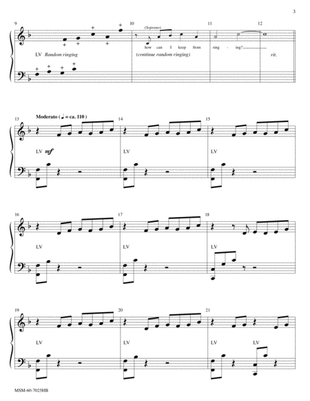 How Can I Keep from Singing (Downloadable Handbell Parts)
