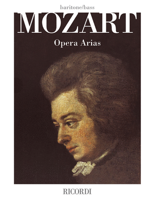 Book cover for Mozart Opera Arias