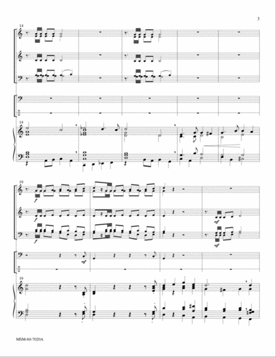 Lift High the Cross Lift High the Cross Choir scores gallery preview page 4