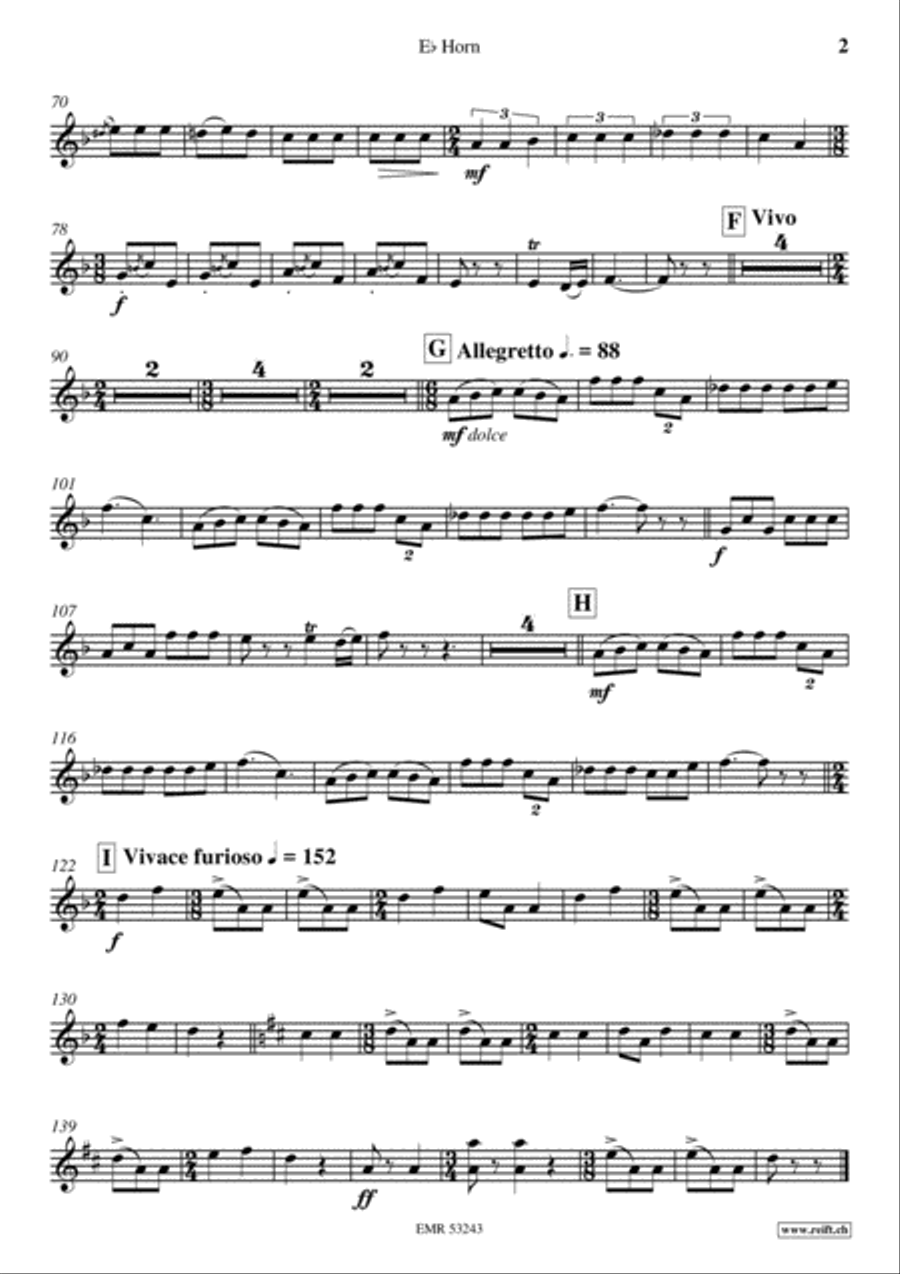 Danza Furiosa Danza Furiosa Horn scores gallery preview page 3