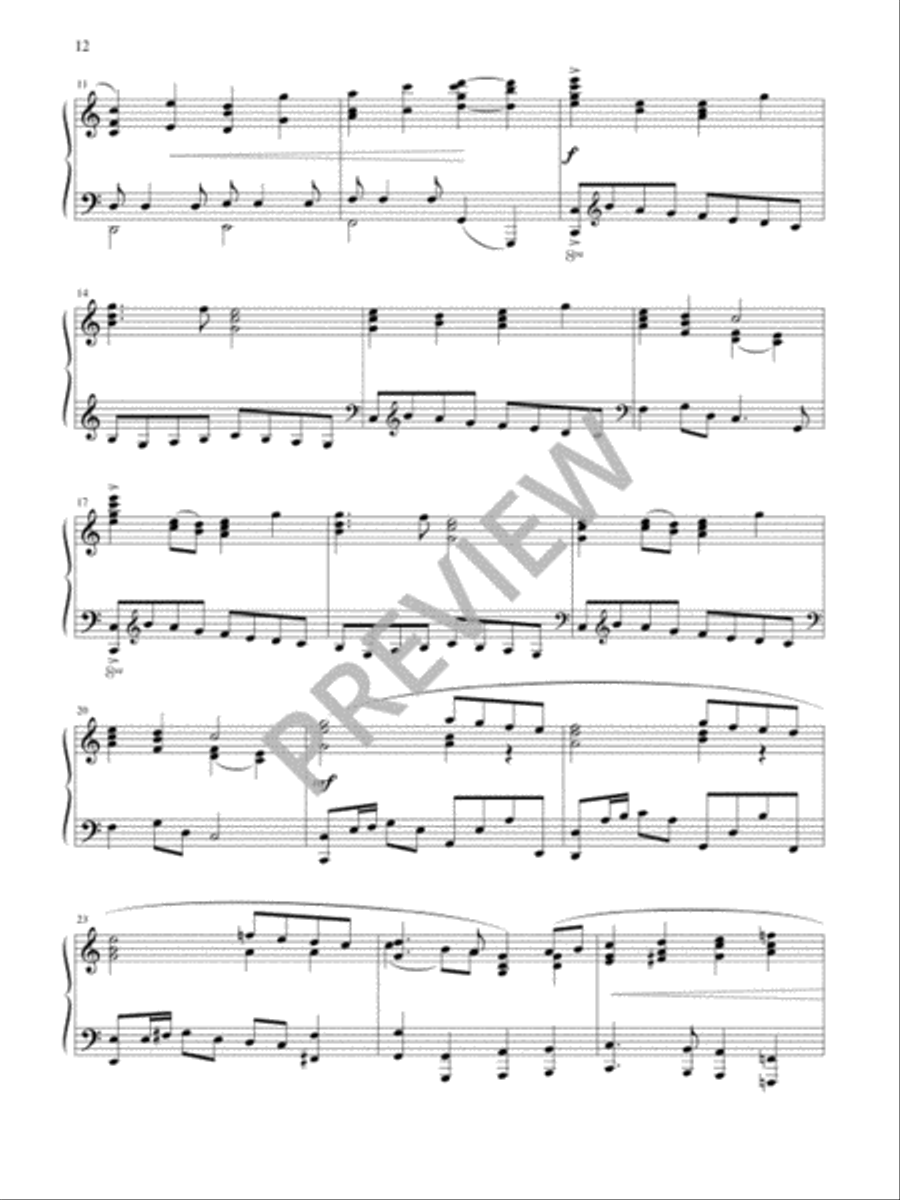 Christmas Medleys at the Piano Piano Solo scores gallery preview page 14