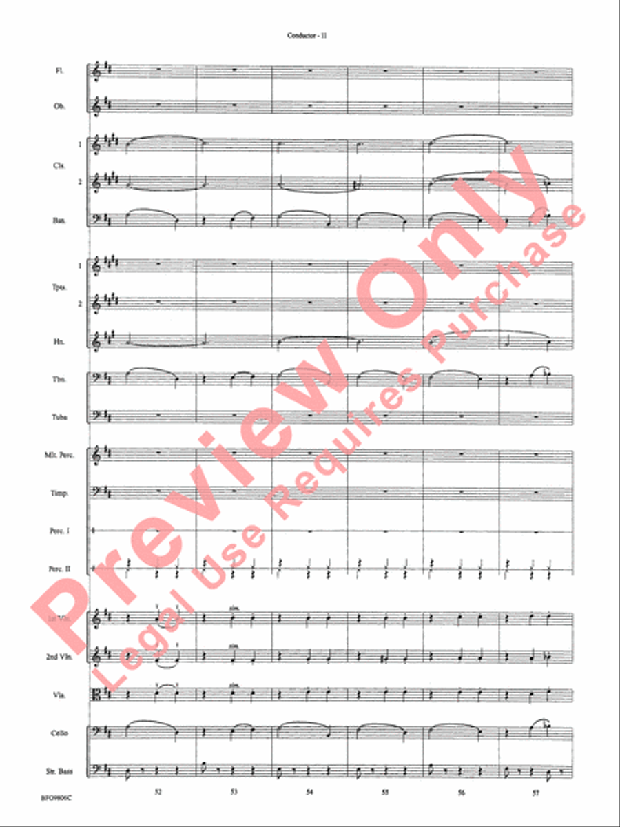 Waltz of the Flowers (from The Nutcracker Suite) Full Orchestra scores gallery preview page 14