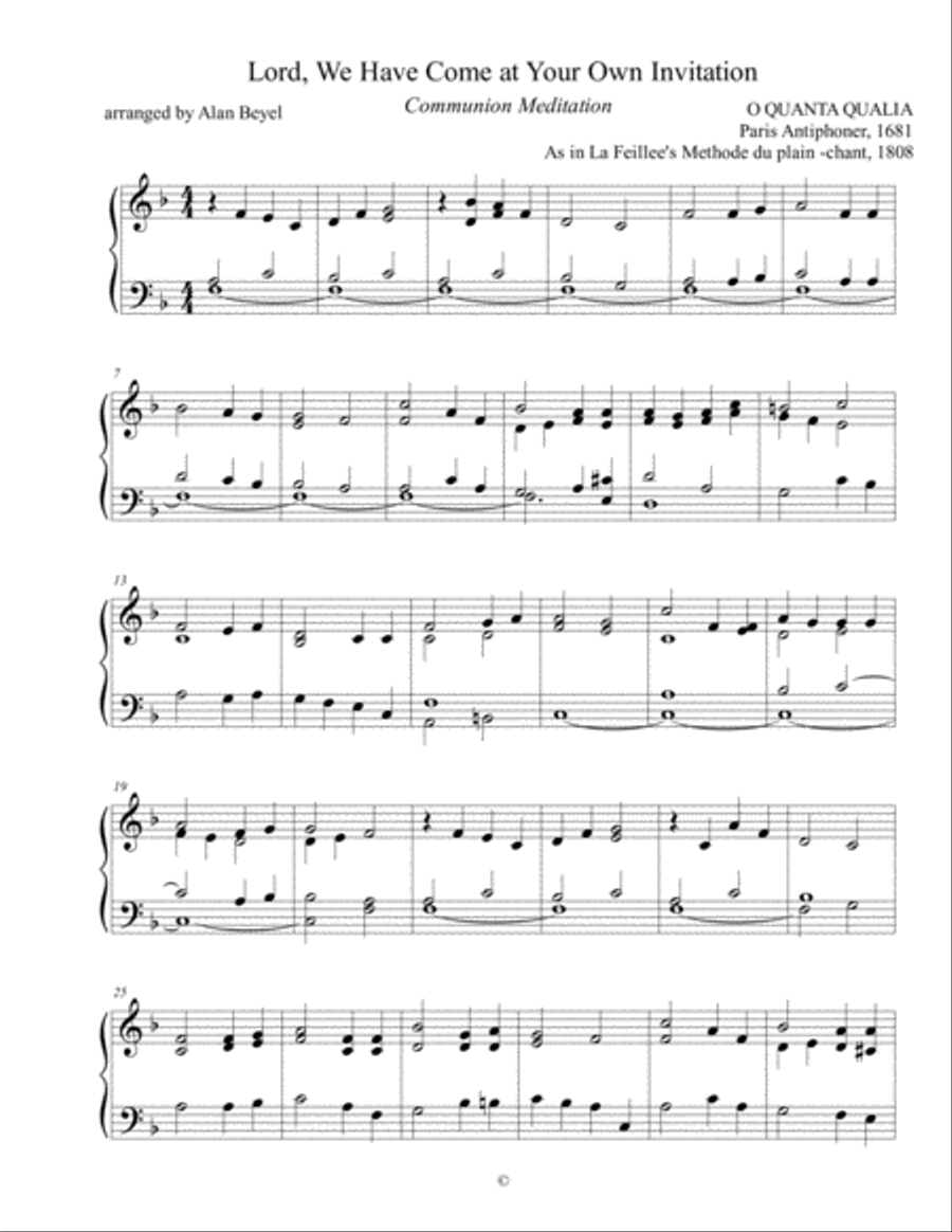 Two Communion Meditations for organ Organ Solo scores gallery preview page 4
