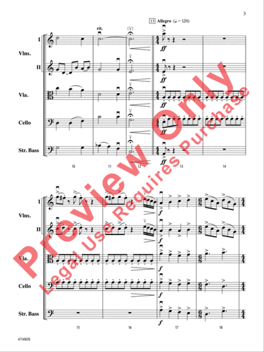 Primal Strings String Orchestra scores gallery preview page 4