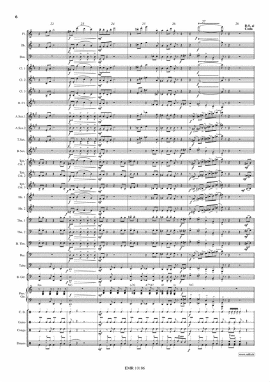 Viennese Cha Cha Concert Band scores gallery preview page 7