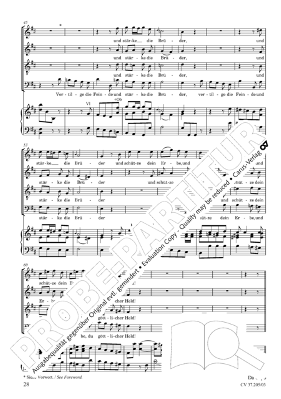 Ergreifet die Psalter, ihr christlichen Chore 4-Part scores gallery preview page 29