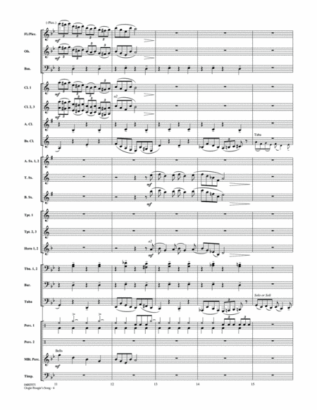 Oogie Boogie's Song (from The Nightmare Before Christmas) - Conductor Score (Full Score)