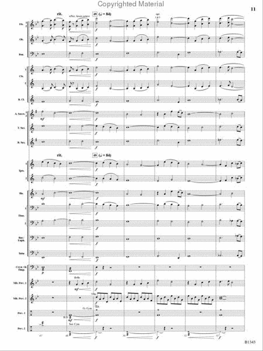 Epiphany Epiphany Concert Band scores gallery preview page 9