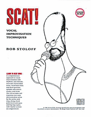 Book cover for Scat Vocal Improvisation Techniques Book/CD