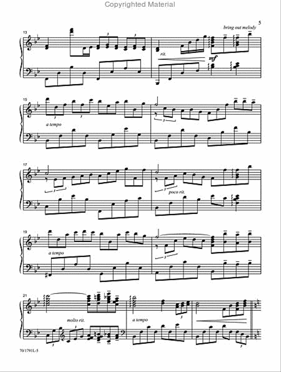 Hymns You Love Piano Solo scores gallery preview page 4