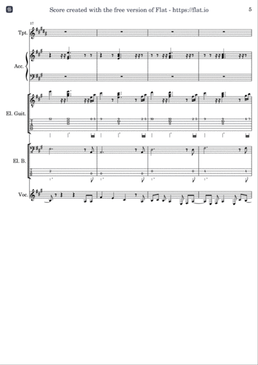 Shotgun Small Ensemble scores gallery preview page 5