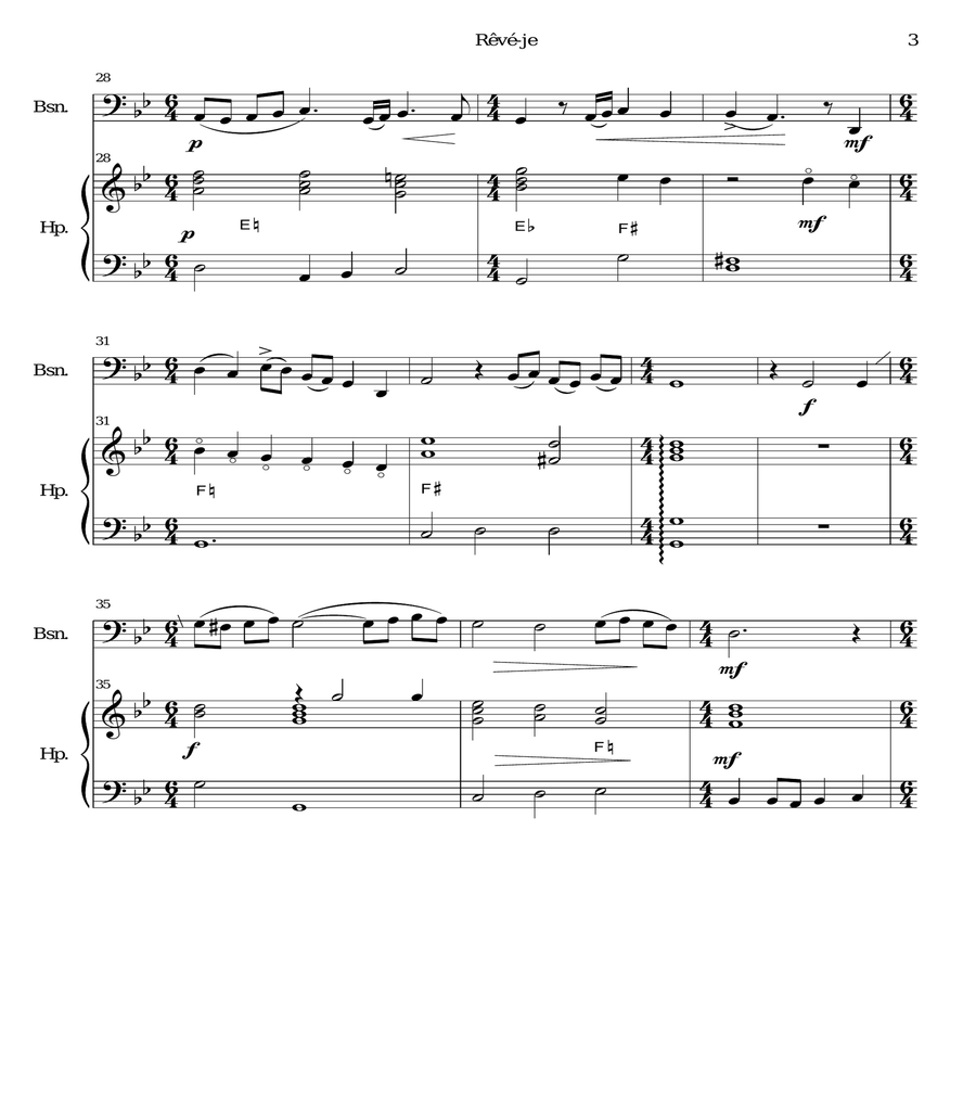 Reve-je for bassoon and harp image number null