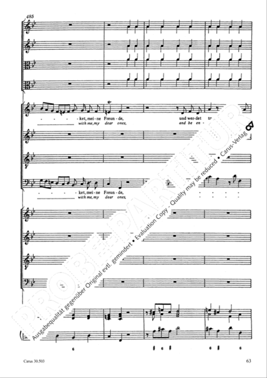 My beloved, you are fair (Meine Freundin, du bist schon) 4-Part scores gallery preview page 66