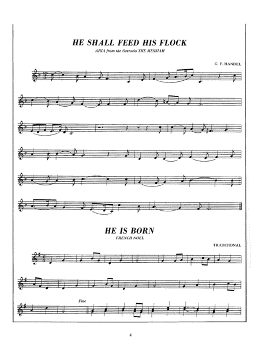 Christmas Carols for Recorder Recorder scores gallery preview page 5