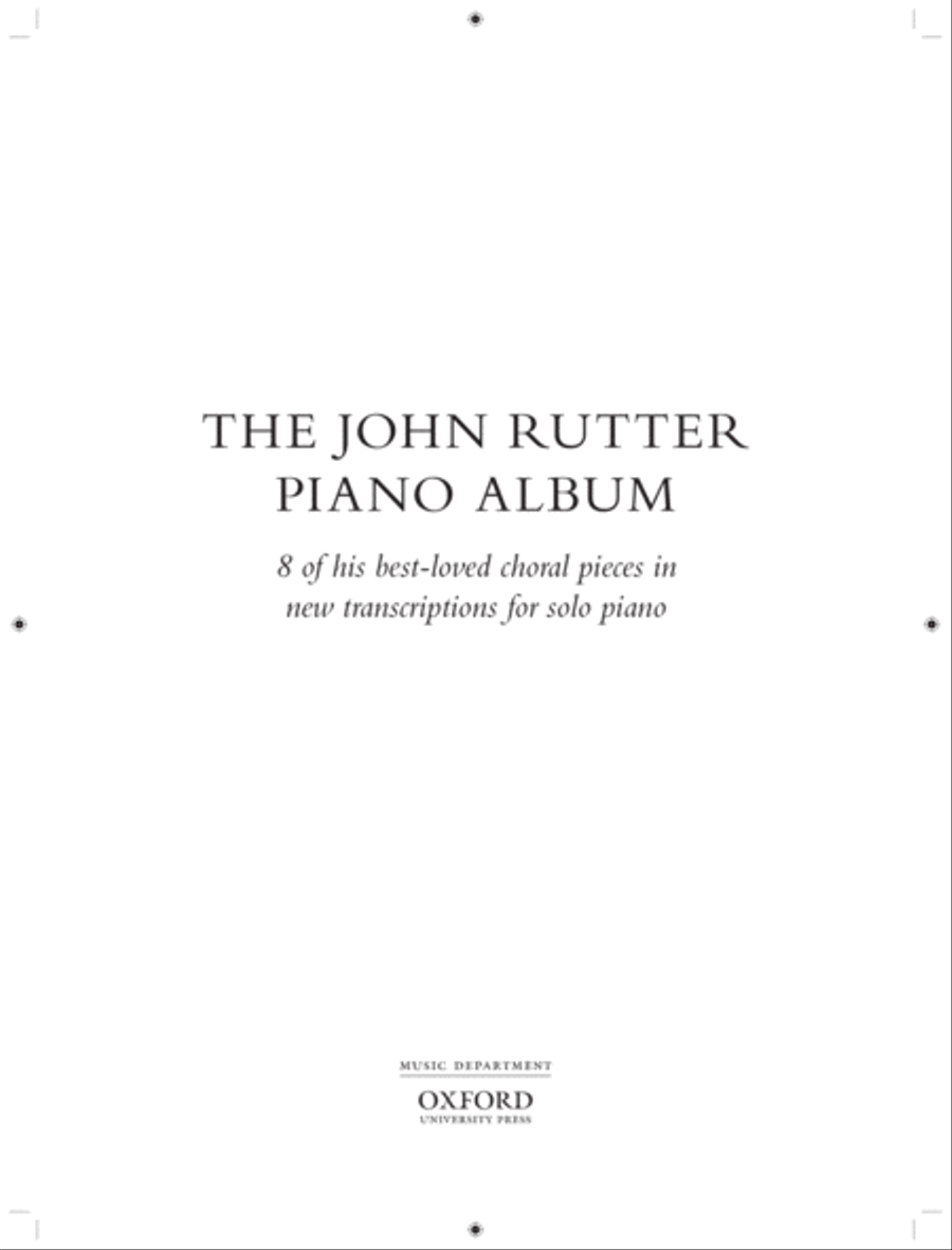 The John Rutter Piano Album