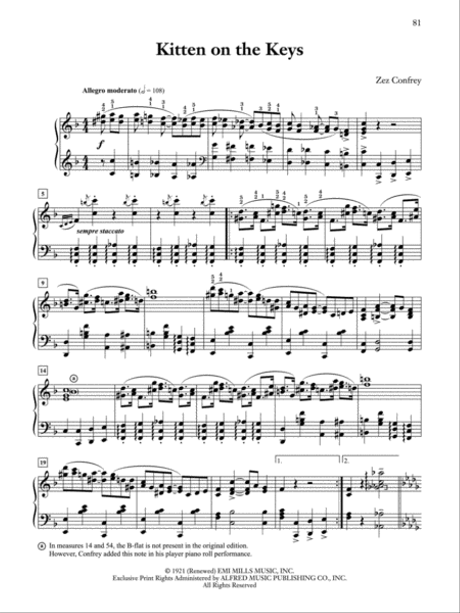 Zez Confrey at the Piano Zez Confrey at the Piano Piano Solo scores gallery preview page 4