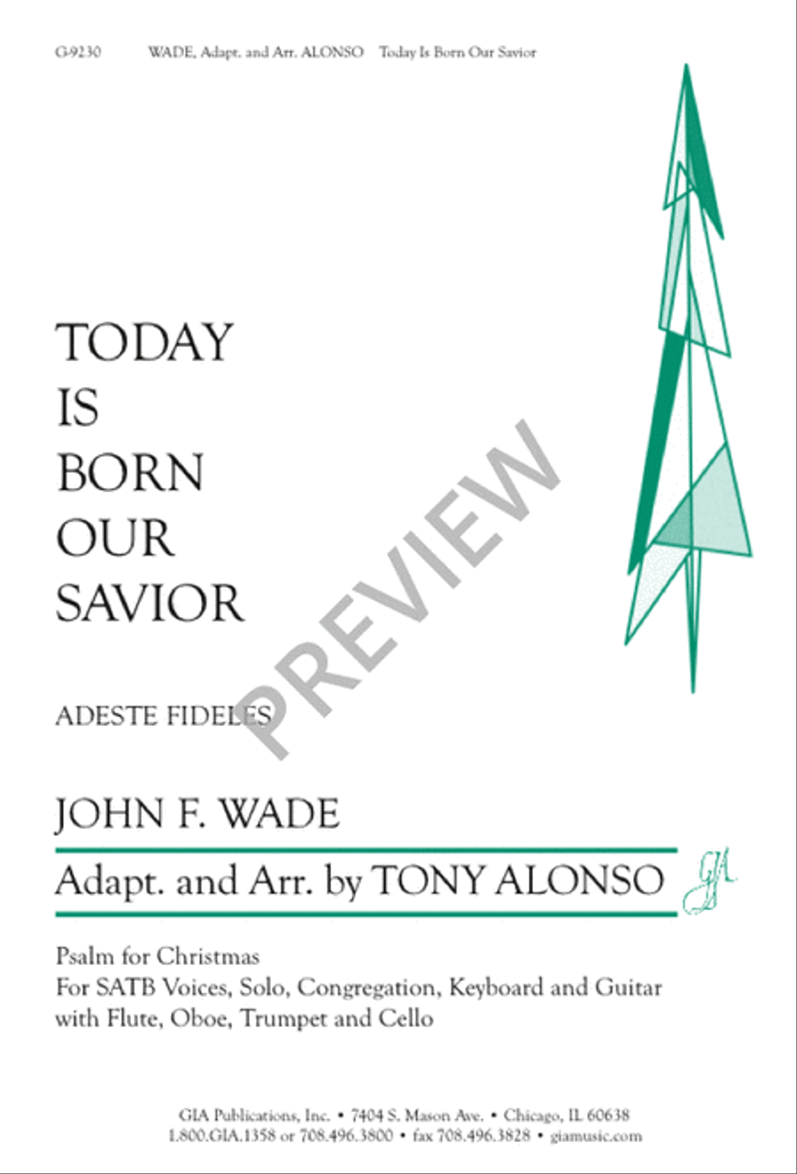 Today Is Born Our Savior 4-Part scores gallery preview page 2