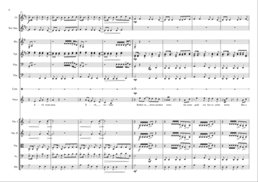 Evil Woman Evil Woman Large Ensemble scores gallery preview page 6