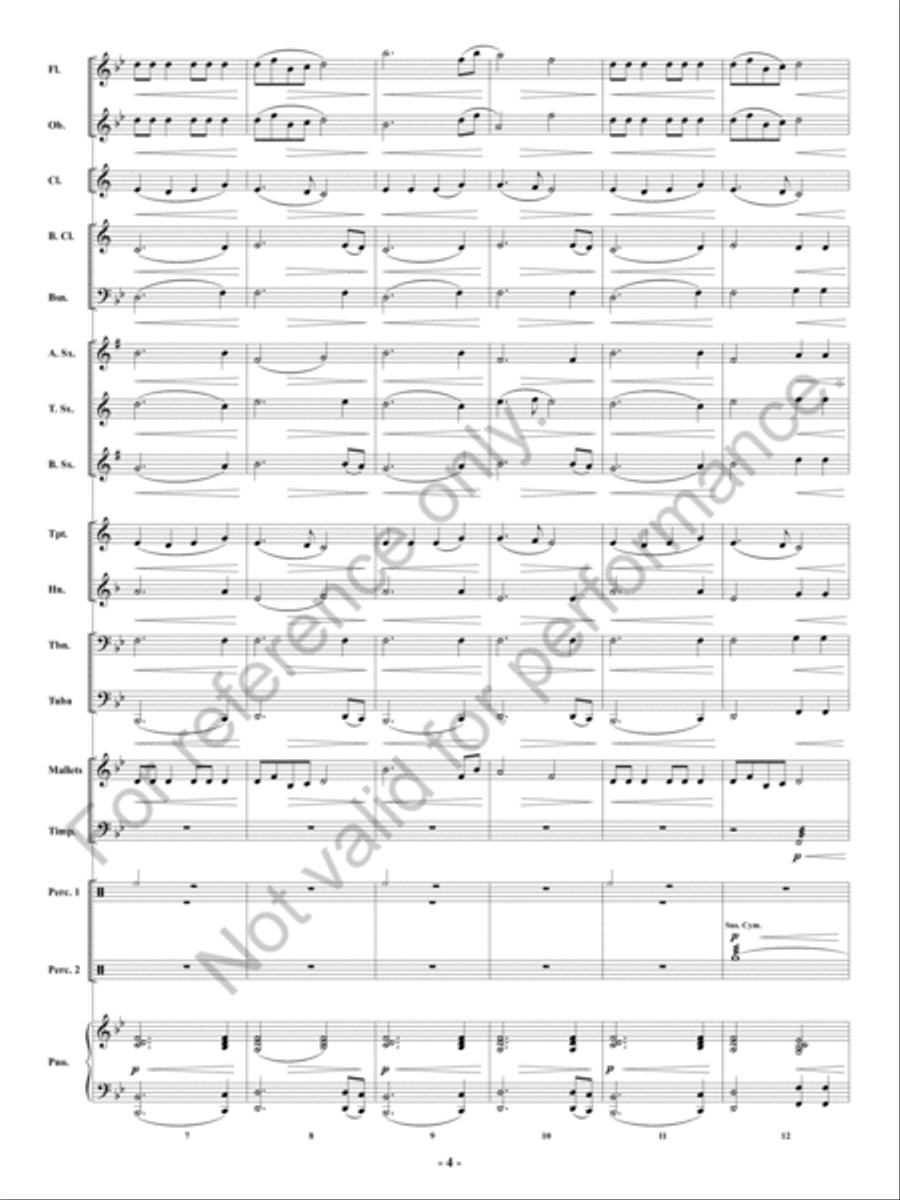 A Christmas Dream Concert Band scores gallery preview page 5